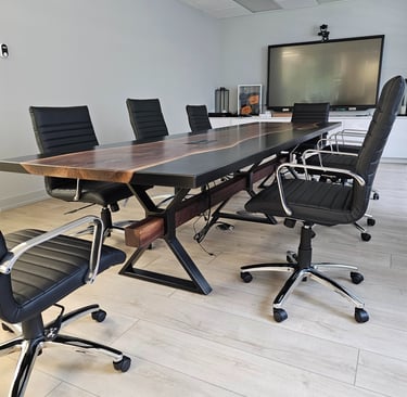 12 Foot Conference Table for Corporate Boardrooms