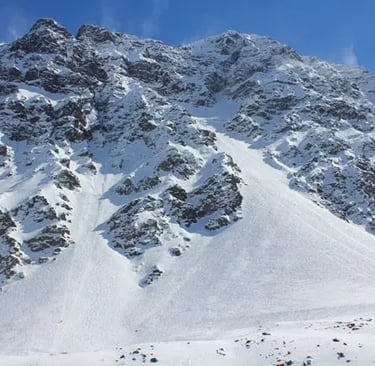 a person on skis in the snow roca jack portillo chile