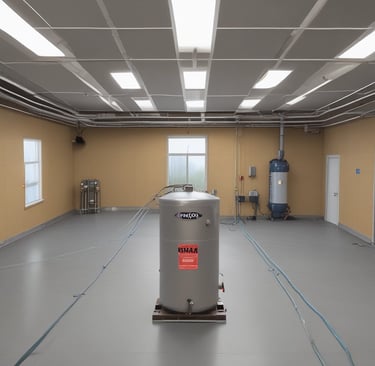 black and gray metal pipe