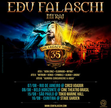 Edu Falaschi anuncia Mi’raj & The Legacy Tour; fãs podem votar no repertório