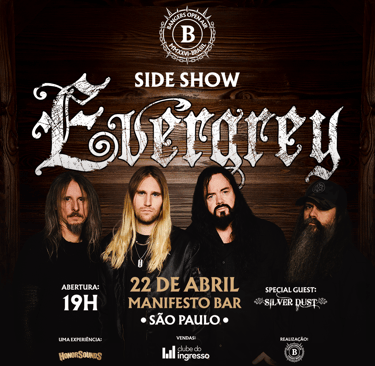 EVERGREY FARÁ SHOW ESPECIAL E INTIMISTA EM SÃO PAULO