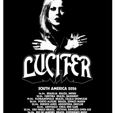 A herança do Occult Rock invade o Brasil com a turnê monumental do Lucifer