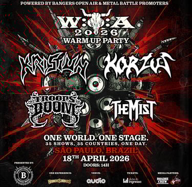 WACKEN OPEN AIR ANUNCIA EVENTO OFICIAL NO BRASIL PARA CELEBRAR 35 ANOS DO MAIOR FESTIVAL DE METAL