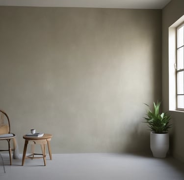 colored lime plaster application produces museum-quality finishes that improve with age.