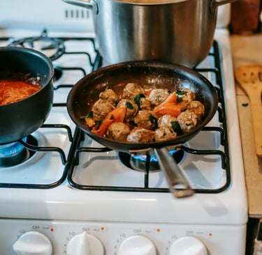 Fresh, nutritious meals offered in our Adult Family Home kitchen to support seniors health needs.