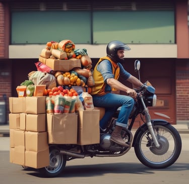 A vibrant sack of Mahamud rice spilling grains onto a rustic surface.