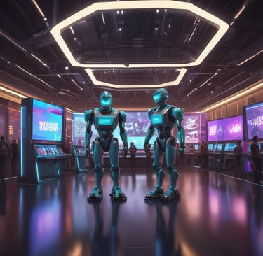 AI generated image of robots