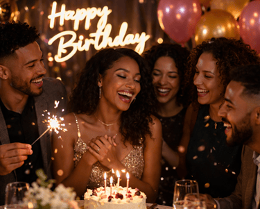 Birthday celebration example of GMC Exquisite Events