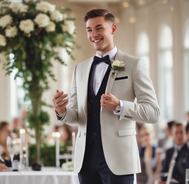 a table set for a formal dinner with place settings