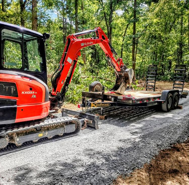 new circle driveway