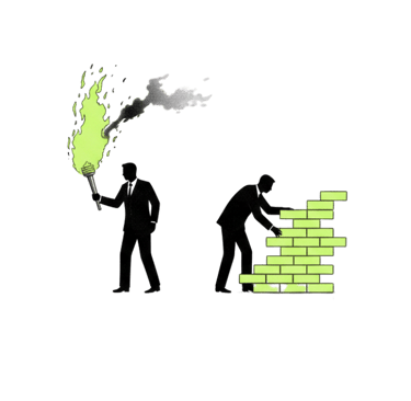 "Flamme éphémère versus construction méthodique – consistance plutôt qu'intensité"