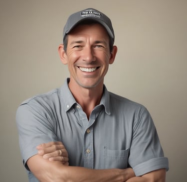 man standing near balcony