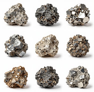 Close-up of high-purity cobalt hydroxide samples ready for shipment.