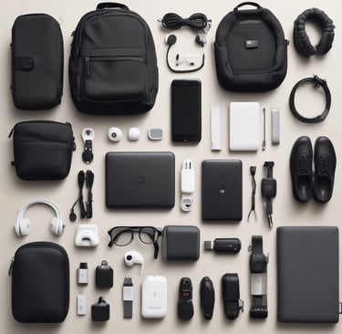 A person sitting on the floor with a laptop in a suit case