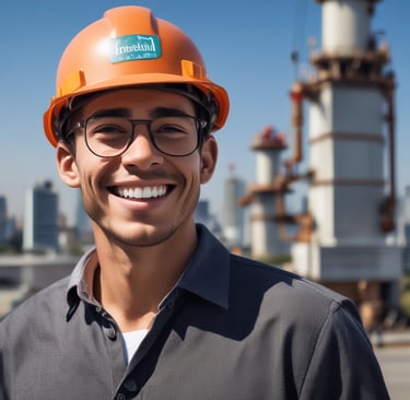 Researcher discussing concrete fiber samples with a colleague in a modern lab.