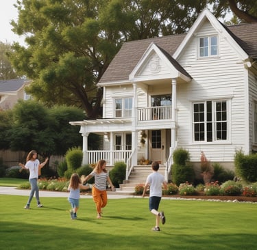 A friendly handshake between an insurance agent and a local farmer in front of a tractor.