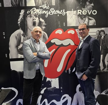 CB RISE CEO Igal Chemerinski with Cliff Robinson, Revo CEO