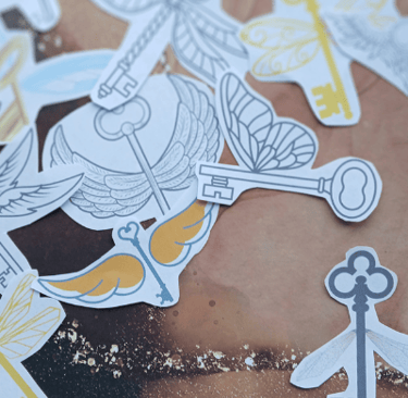 Find the Key with the broken wing. A DIY Harry Potter game.