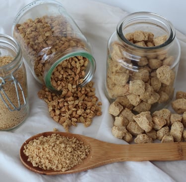 Proteína de soja como opção econômica para ganho de massa muscular.