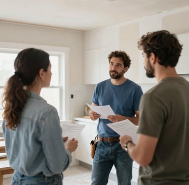 photo of white staircase