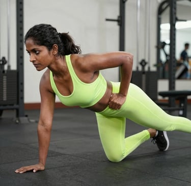 Coach Theo motivating a small group during an intense weekend warrior session under warm, focused lighting.