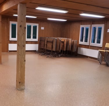 Grosser Aufenthaltsraum Pfadiheim Ägeri