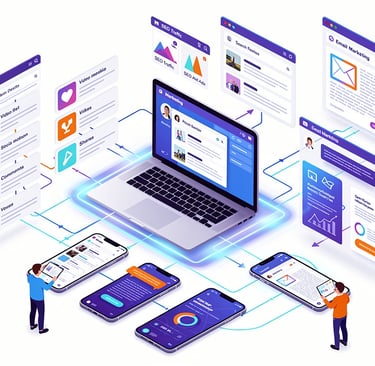 Digital marketing channels interaction