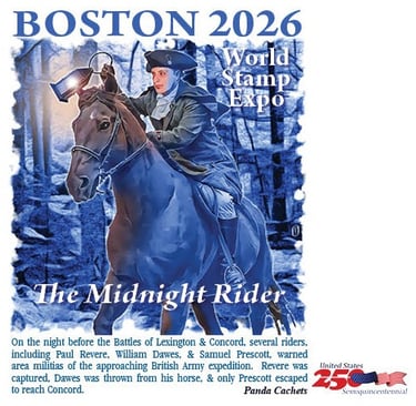 Cachet illustration of the Midnight Rider