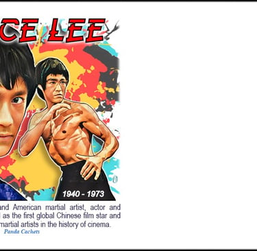 Image of envelope with Bruce Lee cachet