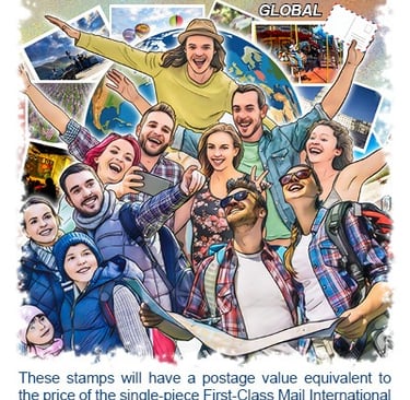 Illustration of happy people celebrating post-crossing