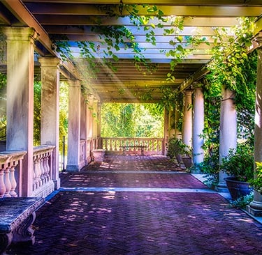 Photo of multicolor terrace