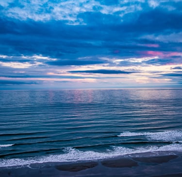Photo of beach in early morning