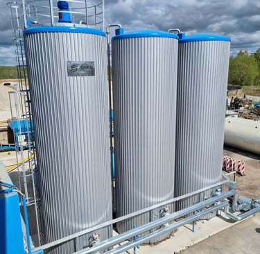 Bitumen tanks