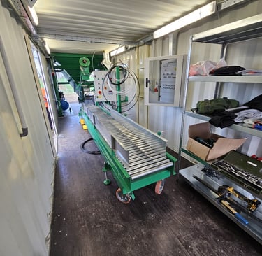 cold asphalt packaging line in plastic bags