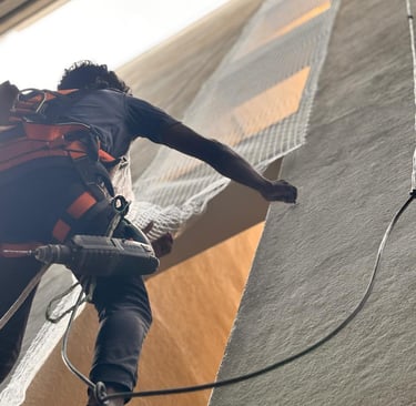 Apartment balcony pigeon net solution in Jogeshwari West Mumbai