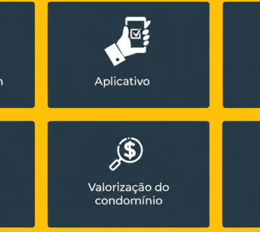 Icons for 24h service, mobile app, easy payment, cleaning, property value, and security services.