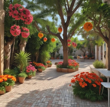 A warm, inviting reception area at Hogar Integravida with bright natural light and comfortable seating.