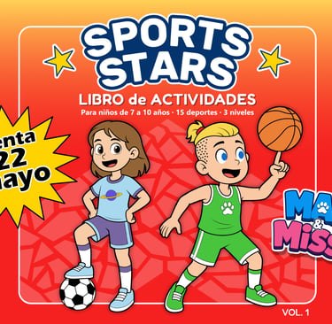 Portada libro SPORTS STARS de MAX y MISSI