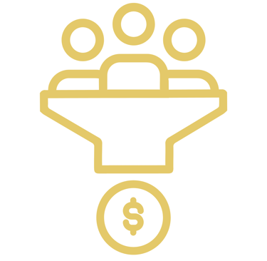 lead funnel icon