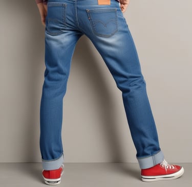A shopper browsing through racks filled with affordable branded clothing.