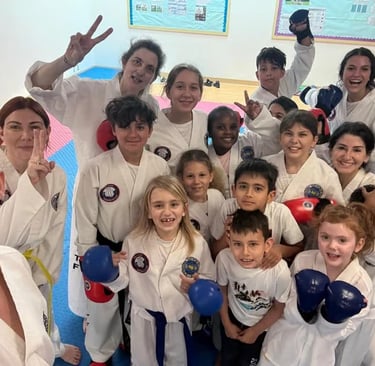 Hwa Rang ITF Taekwon-Do Family celebrating another great class in Dubai