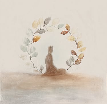 grounded wholeness integration human silhouette nature