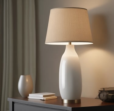 torchiere lamp turned on