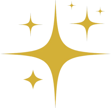 Elément décoratif - étoiles scintillantes- Rubenia Timmerman, auteure.