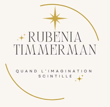 Logo de l'auteure Rubenia Timmerman - Retour à l'accueil - Quand l'imagination scientille.