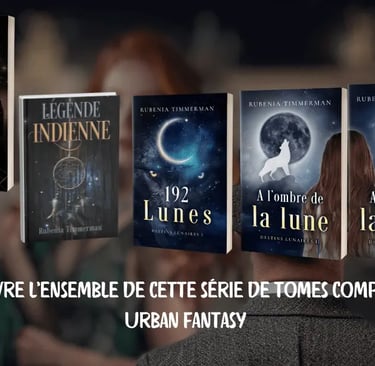 Découvre l'ensemble de cette série de tomes compagnons d'urban fantasy - Rubenia Timmerman, auteure.