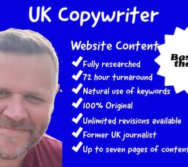 Malcolm Cox SEO copywriter London