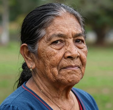 woman wearing black crew-neck shirt