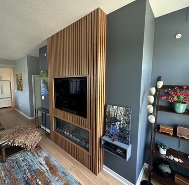 fresh wall paint coat on Minnesota home