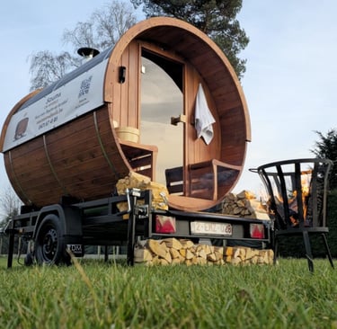 Wellness aan huis met mobiele barrelsauna
